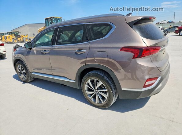 5NMS53AD9KH111243 2019 HYUNDAI SANTA Tan Trasero izquierdo