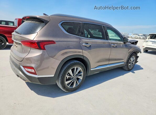 5NMS53AD9KH111243 2019 HYUNDAI SANTA Tan Trasero derecho