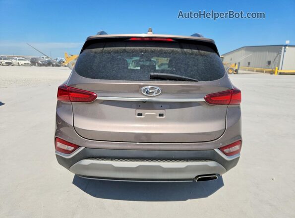 5NMS53AD9KH111243 2019 HYUNDAI SANTA Tan Vista trasera