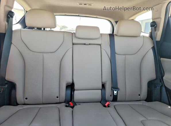 5NMS53AD9KH111243 2019 HYUNDAI SANTA Tan Vista de los asientos traseros