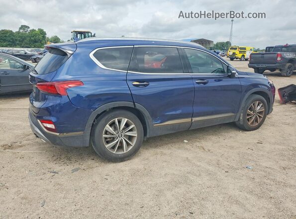 5NMS53AD9LH297562 2020 HYUNDAI SANTA Синий Задняя правая четверть