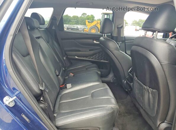 5NMS53AD9LH297562 2020 HYUNDAI SANTA Синий Вид задней части салона