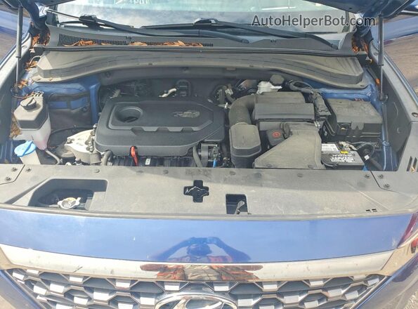 5NMS53AD9LH297562 2020 HYUNDAI SANTA Синий Вид подкапотного пространства