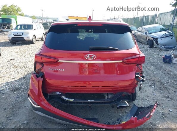 5NMS53ADXKH011829 2019 HYUNDAI SANTA FE Red 