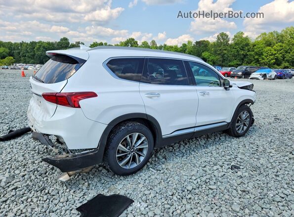 5NMS53ADXKH065048 2019 HYUNDAI SANTA White უკანა მარჯვენა
