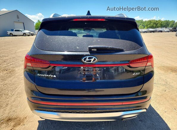 5NMS54AL0NH476993 2022 HYUNDAI SANTA Black Հետևի տեսք