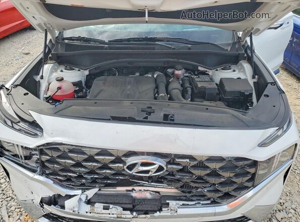 5NMS54AL0PH630086 2023 HYUNDAI SANTA White ძრავის განყოფილების ხედი
