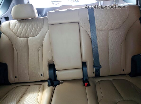 5NMS54AL0PH630086 2023 HYUNDAI SANTA White უკანა სავარძლების ხედი
