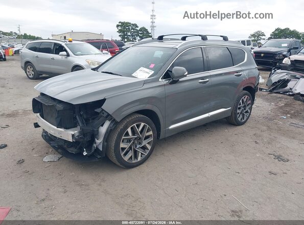 5NMS54AL3PH487568 2023 HYUNDAI SANTA FE Gray Front left