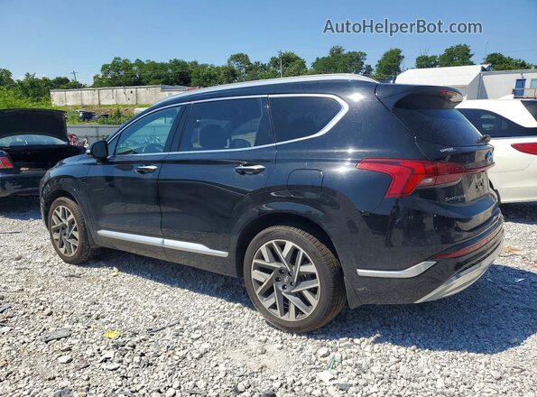 5NMS54AL4NH446430 2022 HYUNDAI SANTA Черный Задняя левая четверть