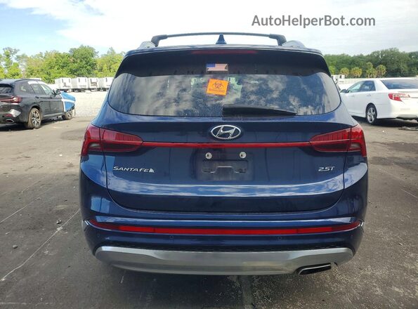 5NMS54AL5PH494201 2023 HYUNDAI SANTA Blue Вид ззаду