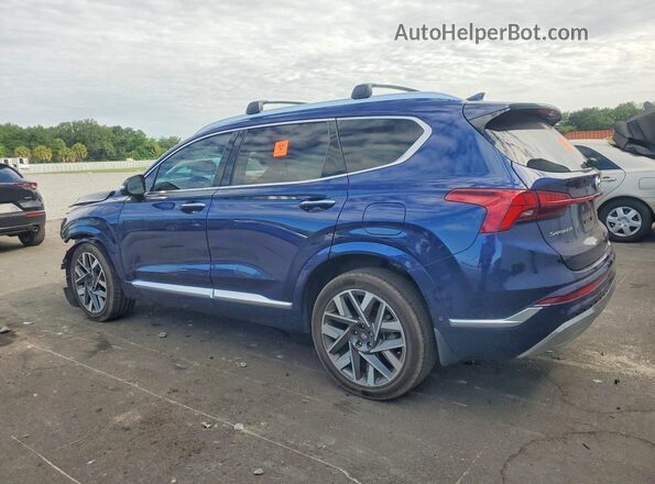 5NMS54AL5PH494201 2023 HYUNDAI SANTA Blue Задня ліва чверть