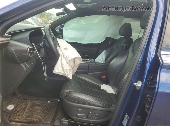 5NMS54AL5PH494201 2023 HYUNDAI SANTA Blue Вид салону спереду