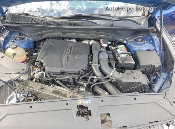 5NMS54AL5PH494201 2023 HYUNDAI SANTA Blue Вид задньої частини салону