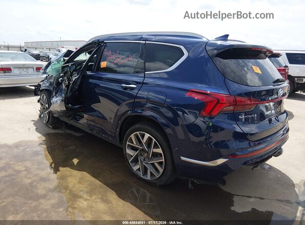 5NMS54AL6PH495664 2023 HYUNDAI SANTA FE Dark Blue Rear left