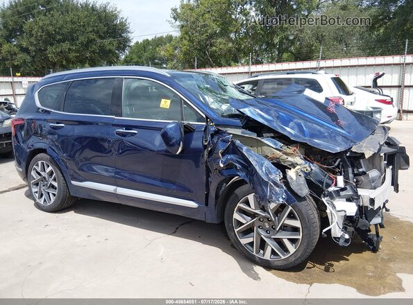 5NMS54AL6PH495664 2023 HYUNDAI SANTA FE Dark Blue Rear interior view