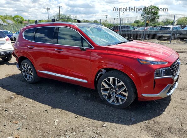 5NMS54AL8PH493334 2023 HYUNDAI SANTA Red Передня права чверть