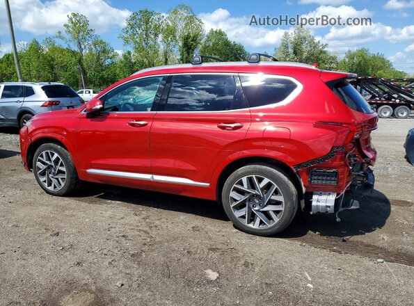 5NMS54AL8PH493334 2023 HYUNDAI SANTA Red Задня ліва чверть