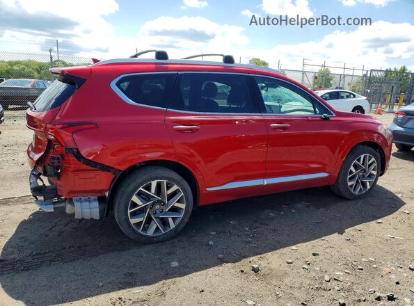 5NMS54AL8PH493334 2023 HYUNDAI SANTA Red Задня права чверть