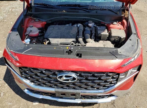 5NMS54AL8PH493334 2023 HYUNDAI SANTA Red Вид підкапотного простору