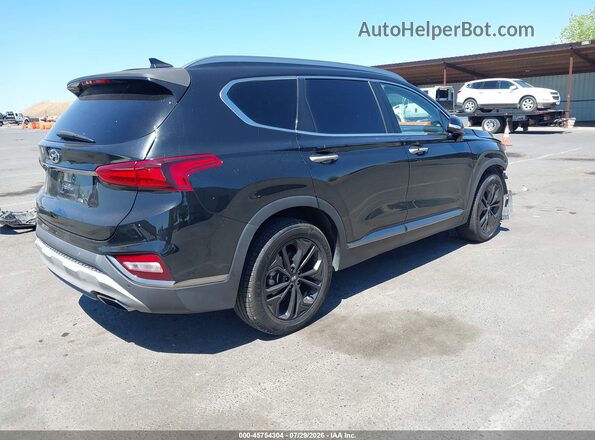 5NMS5CAA0LH202022 2020 HYUNDAI SANTA FE Black Trasero derecho