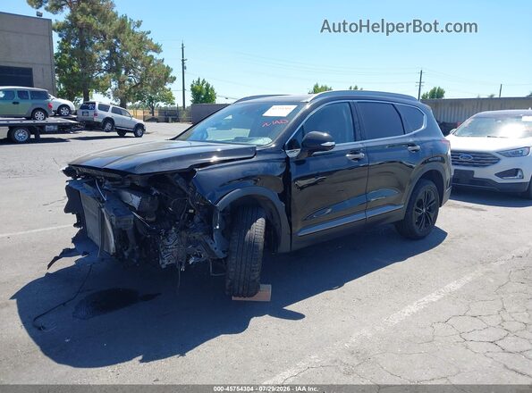 5NMS5CAA0LH202022 2020 HYUNDAI SANTA FE Black Vista tres cuartos delantera izquierda