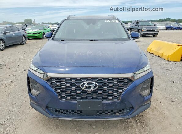 5NMS5CAA0LH301164 2020 HYUNDAI SANTA Blue Vista frontal