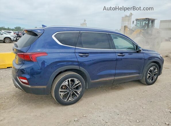 5NMS5CAA0LH301164 2020 HYUNDAI SANTA Blue Trasero derecho
