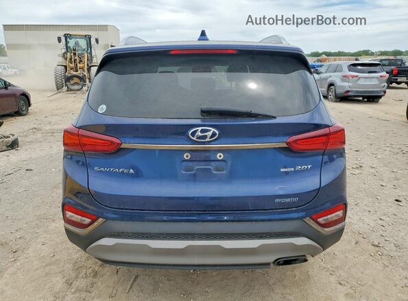 5NMS5CAA0LH301164 2020 HYUNDAI SANTA Blue Vista trasera