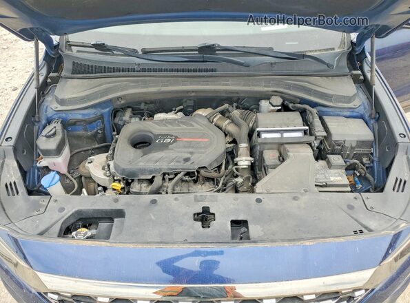 5NMS5CAA0LH301164 2020 HYUNDAI SANTA Blue Vista interior trasera
