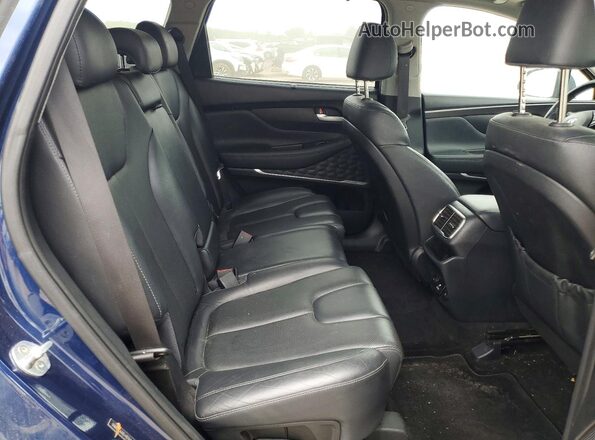 5NMS5CAA0LH301164 2020 HYUNDAI SANTA Blue Vista de los asientos traseros