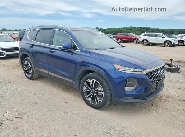 5NMS5CAA0LH301164 2020 HYUNDAI SANTA Blue Delantero derecho