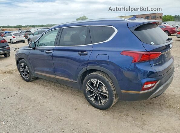 5NMS5CAA0LH301164 2020 HYUNDAI SANTA Blue Trasero izquierdo