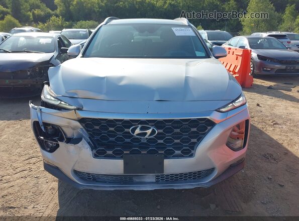 5NMS5CAA1KH069284 2019 HYUNDAI SANTA FE Silver Vista del cuadro de instrumentos