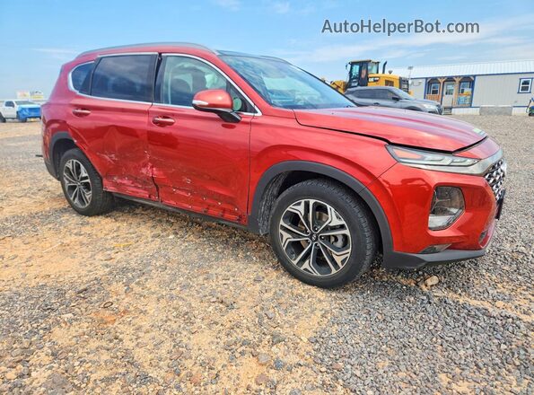 5NMS5CAA3KH115665 2019 HYUNDAI SANTA Red Передня права чверть