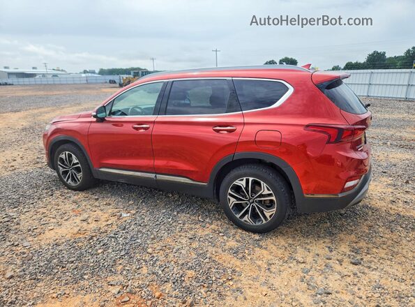 5NMS5CAA3KH115665 2019 HYUNDAI SANTA Red Задня ліва чверть