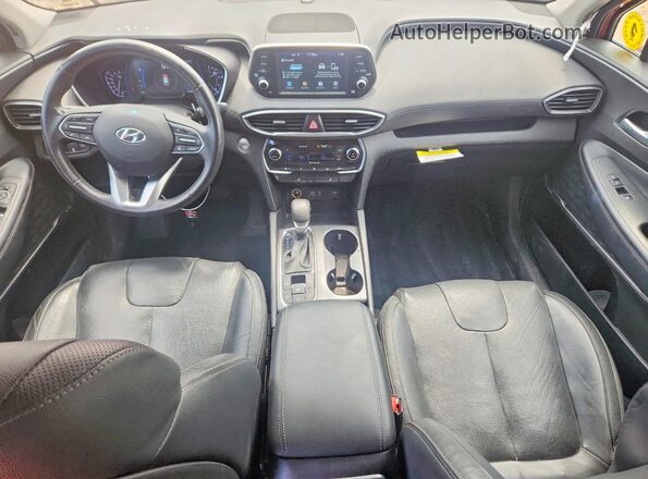 5NMS5CAA3KH115665 2019 HYUNDAI SANTA Red Вид панелі приладів
