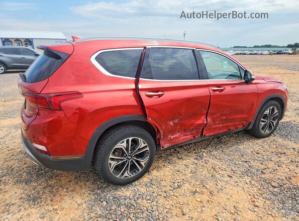 5NMS5CAA3KH115665 2019 HYUNDAI SANTA Red Задня права чверть