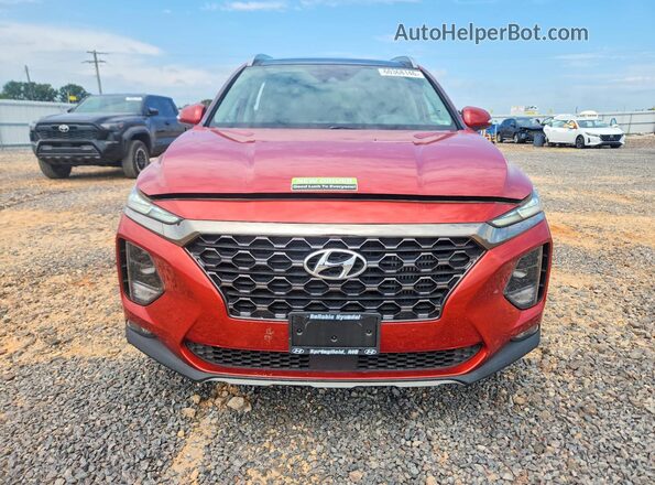 5NMS5CAA3KH115665 2019 HYUNDAI SANTA Red Вид спереду