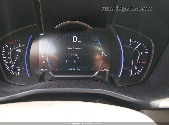 5NMS5CAA4KH018801 2019 HYUNDAI SANTA FE White უკანა სავარძლების ხედი