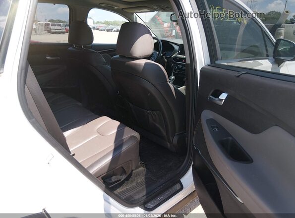 5NMS5CAA4KH018801 2019 HYUNDAI SANTA FE White VIN კოდის სტიკერის ხედი