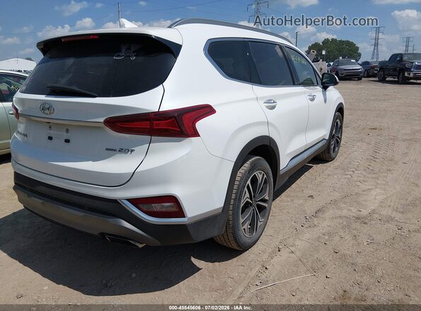5NMS5CAA4KH018801 2019 HYUNDAI SANTA FE White უკანა მარჯვენა
