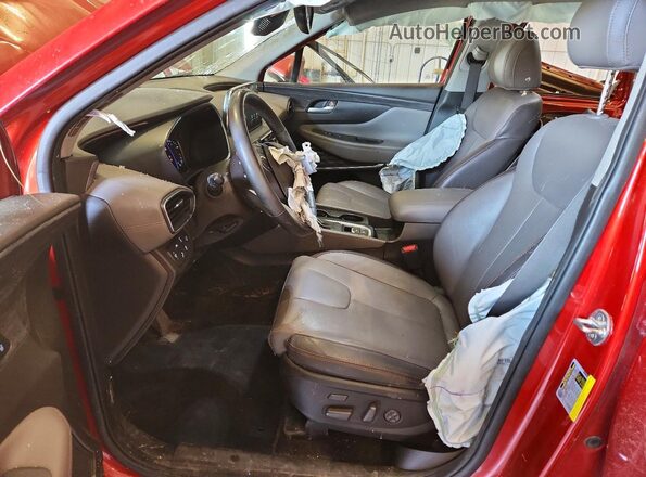 5NMS5CAA4KH132068 2019 HYUNDAI SANTA Red წინა სალონის ხედი