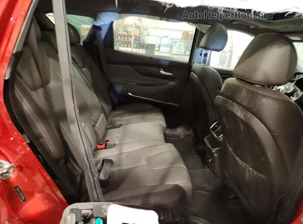 5NMS5CAA4KH132068 2019 HYUNDAI SANTA Red უკანა სალონის ხედი