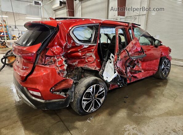 5NMS5CAA4KH132068 2019 HYUNDAI SANTA Red უკანა მარჯვენა