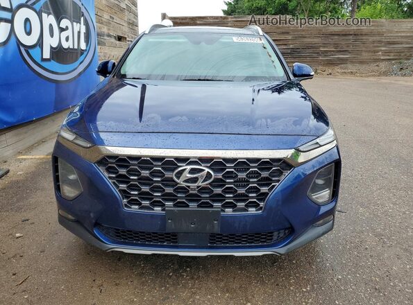5NMS5CAA4LH304231 2020 HYUNDAI SANTA Blue Widok z przodu