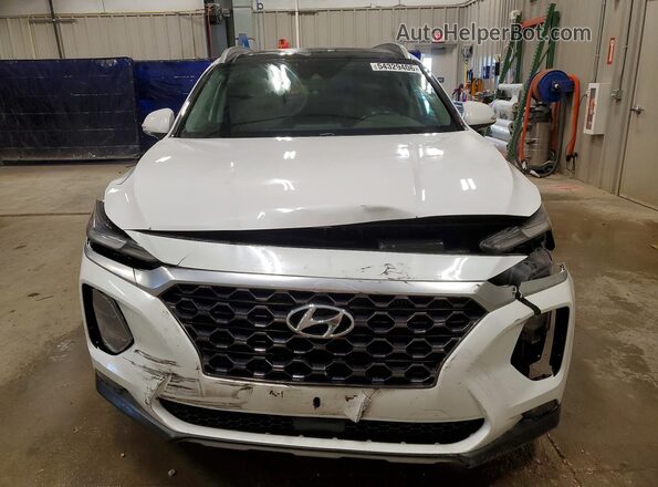 5NMS5CAA5KH071345 2019 HYUNDAI SANTA White Դիմացի տեսք