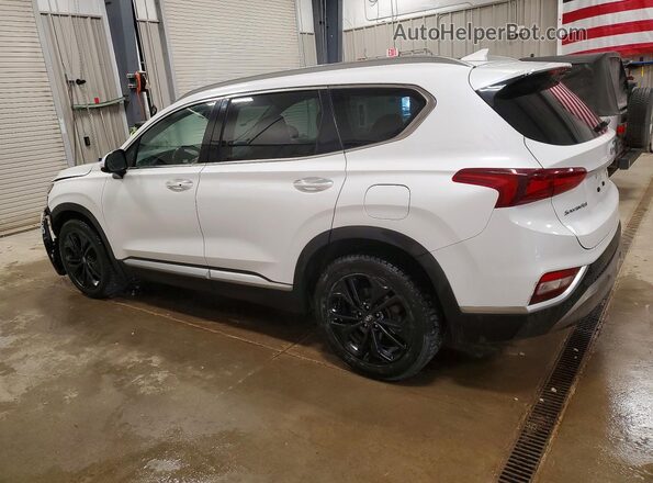 5NMS5CAA5KH071345 2019 HYUNDAI SANTA White Հետևի ձախ