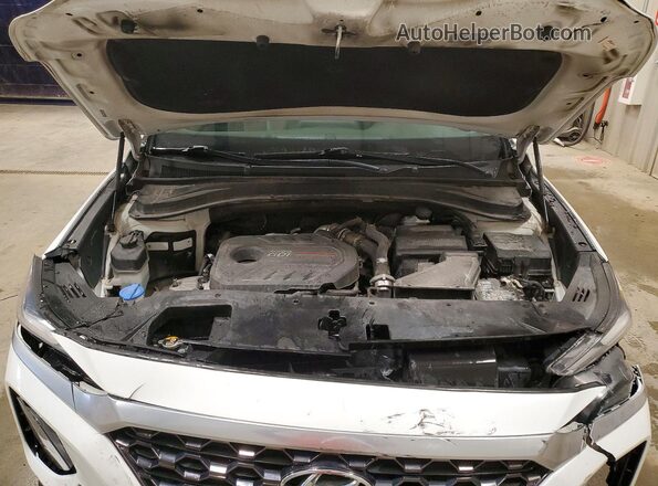 5NMS5CAA5KH071345 2019 HYUNDAI SANTA White Շարժիչի բաժամունքի տեսք