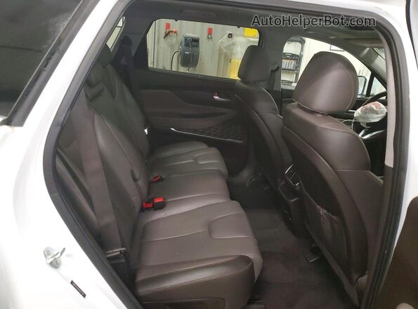 5NMS5CAA5KH071345 2019 HYUNDAI SANTA White Սալոնի հետևի տեսք
